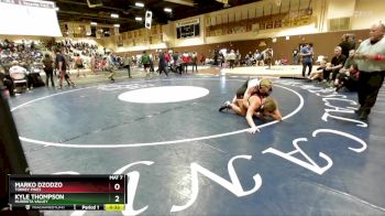 190 lbs Cons. Round 3 - Marko Dzodzo, Torrey Pines vs Kyle Thompson, Murrieta Valley