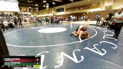 190 lbs Cons. Round 3 - Marko Dzodzo, Torrey Pines vs Kyle Thompson, Murrieta Valley