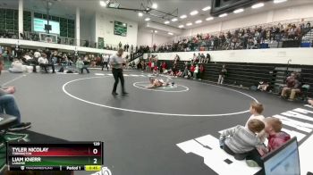 120 lbs Cons. Round 5 - Tyler Nicolay, Torrington vs Liam Knerr, Laramie
