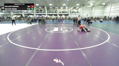 154 lbs Round Of 32 - William Harding, Smitty's Wrestling Barn vs Braxon Beebe, Plymouth