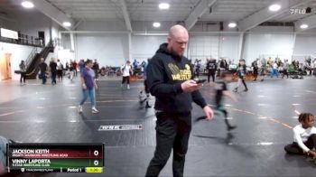 75 lbs Champ. Round 1 - Jackson Keith, Mighty Warriors Wrestling Acad vs Vinny Laporta, 5 Star Wrestling Club