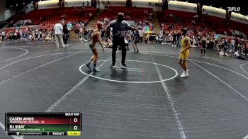 76 lbs Quarterfinal - Casen Amos, Parkersburg Cougars vs Rj Shay, Saegertown-BadKarma