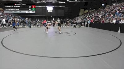 126 lbs Cons. Round 2 - Caden Denton, Wichita-Bishop Carrol vs William Bowles, Lenexa - St. James Academy HS