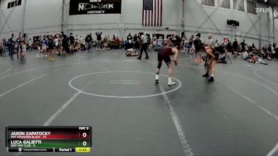 100 lbs Round 3 (4 Team) - Jaxon Zapatocky, Mat Assassins Black vs Luca Galietti, Grit Mat Club