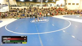 125 lbs Quarterfinal - Chris Kish, Harper College vs James Levy, Wartburg