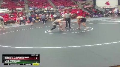 157 lbs Cons. Semi - Xerarch Tungjaroenkul, University Of Central Missouri vs Lane Patterson, Central Methodist