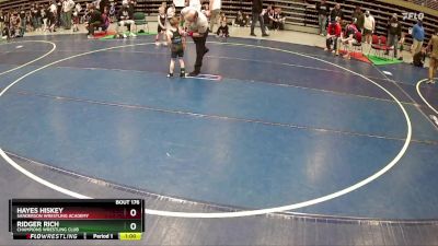 42 lbs Semifinal - Hayes Hiskey, Sanderson Wrestling Academy vs Ridger Rich, Champions Wrestling Club