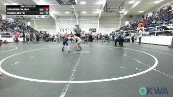 55 lbs Rr Rnd 4 - Christian Collins, Marlow Outlaws vs Pearce Griffin, Coalgate Wildcat Wrestling Club