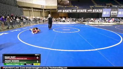 132 lbs 3rd Place Match - Isaac Rust, Wrestling Rhinos Wrestling Club vs Pedro Rogers, Federal Way Spartans Wrestling