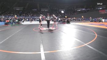 4A/3A/2A/1A Girls 115 Champ. Round 1 - Hadee Keegan, Culver Girls vs Ainslee Hurliman, Tillamook Girls