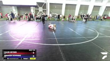 77 lbs Quarterfinal - Caleb Heyder, UT vs Brenden Downing, MT