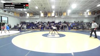 175 lbs Champ. Round 3 - Mason Sauls, Chaparral vs Justin Arana, San Fernando