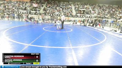 49 lbs Quarterfinal - Nathan Jennings, Buzzsaw WC vs Cashton Morrison, Montana