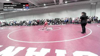 61 lbs Champ. Round 1 - Zachary Klarcyk, KLAWS (Kids Love Amateur Wrestling Style) vs Trey Wagner, Steller Trained