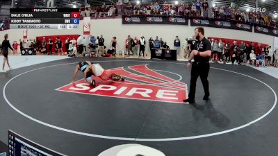 57 kg Champ. Round 1 - Dale O'Blia, Wrestling Academy Of The Rockies vs Kody Tanimoto, Bison Wrestling Club