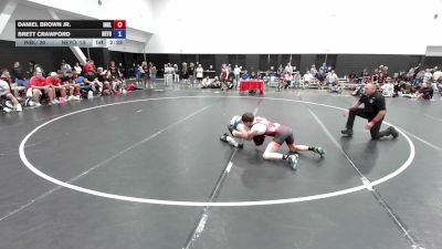 120 lbs Daniel Brown Jr., Team Indiana Blue vs Brett Crawford, New York