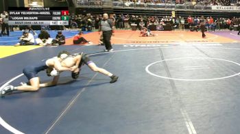 6A 144 lbs Champ. Round 1 - Logan Milsaps, Conroe Woodlands College Park vs Dylan Yelverton-Hirzel, Lamar Fulshear
