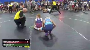 78 lbs Finals (8 Team) - Keaton Henry, Team Iowa Blue vs Christian Corcoran, American Gladiators-Blue