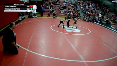 50-51 lbs Round 2 - William Hornfeck, Southmoreland vs Elliot Caruso, Roughhouse Wrestling Club