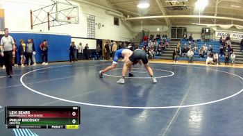 165 lbs Champ. Round 1 - Philip Brodsky, Kenston vs Levi Sears, Independence High School