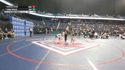 8A - 100 lbs Cons. Semi - ChaYah Byrd, Mallard Creek High School vs Yume Wolfe, Athens Drive