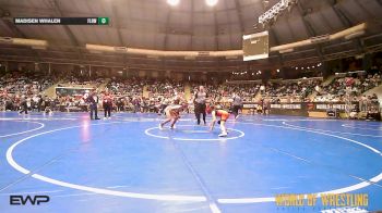 95 lbs Quarterfinal - Aryana Resendez, Chatham Wrestling Club, Chatham IL vs Madisen Whalen, Flow Academy Hawaii