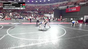 135 lbs Cons. Round 5 - Elijah Joles, River Valley Youth Wrestling vs Wesley Fletcher, Team Nazar Training Center