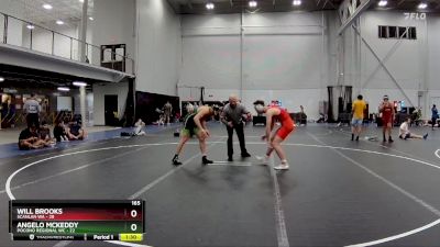 165 lbs Placement (4 Team) - Angelo McKeddy, Pocono Regional WC vs Will Brooks, Scanlan WA