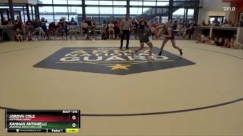 J-3 lbs Quarterfinal - Jordyn Cole, Hammerin Hawks vs Kannan Antonelli, Anamosa Wrestling Club