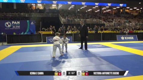 Victoria Antoinette Bueno vs Kenna E Camia 2025 Pan Kids Jiu-Jitsu IBJJF Championship