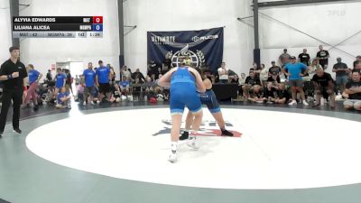 82 kg Semifinal - Alyvia Edwards, Mat Demon - W vs Liliana Alicea, MGW Monkey Business - W