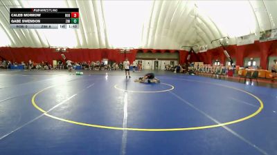 120 lbs Placement Matches (8 Team) - Caleb Morrow, Roncalli A vs Gabe Swenson, Zimmerman