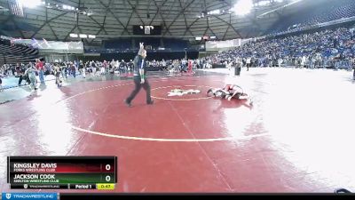 105 lbs Cons. Round 2 - Kingsley Davis, Forks Wrestling Club vs Jackson Cook, Shelton Wrestling Club