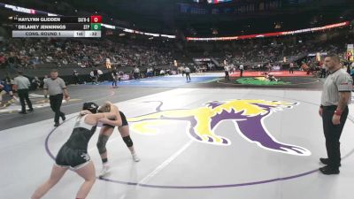 Cons. Round 1 - Delaney Jenninngs, St. Paul vs HayLynn Glidden, Sandhills/Thedford