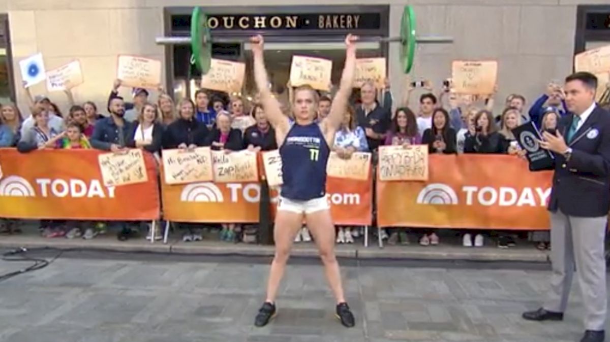 Annie Thorisdottir Sets Thruster World Record On The Today Show