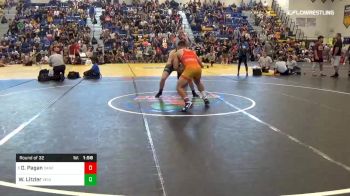 160 lbs Round Of 32 - David Pagan, Canes Wrestling Club vs Will Litzler, Venice