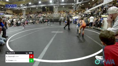 49-52 lbs Round Of 16 - Greyson Sumrall, Harrah Little League Wrestling vs Ryker Green, Lions Wrestling Academy