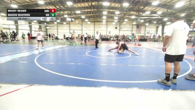 180 lbs Rr Rnd 1 - Brody Reams, All American Wrestling Club - MS vs Mason Masters, Indiana Outlaws Gold - MS