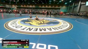 138 lbs Prelim - Quinton O Bannon, University vs Manaia K. Tuika-Phillips, Vanden