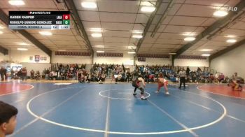 215 lbs Cons. Round 4 - Kaden Kasper, Laramie vs Rodolfo (Junior) Gonzalez, Natrona County