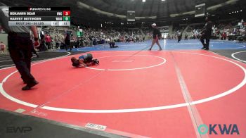 56 lbs Rr Rnd 5 - Benjamin Bear, Woodland Wrestling Club vs Harvey Bettinger, Wagoner Takedown Club