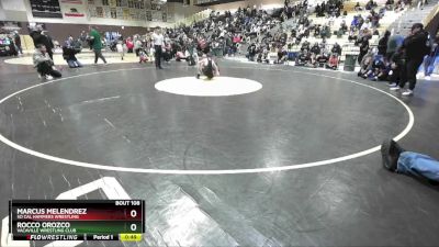 93 lbs Round 2 - Rocco Orozco, Vacaville Wrestling Club vs Marcus Melendrez, So Cal Hammers Wrestling