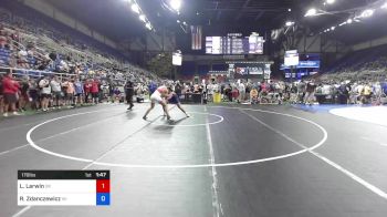 170 lbs Cons 32 #1 - Leif Larwin, Oregon vs Ryder Zdanczewicz, Wisconsin