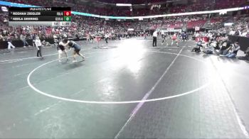 Girls 235 lbs Quarterfinal - Reghan Ziegler, Fond Du Lac-Girls vs Keela Deering, Clintonville-Girls