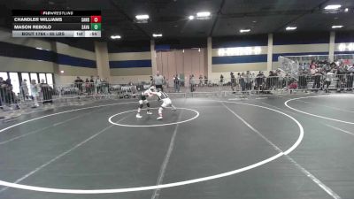 65 lbs Consi Of 16 #2 - Chandler Williams, Sanderson Wr Ac vs Mason Rebolo, Savage House WC