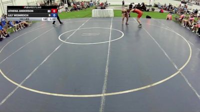 140 lbs Athena Anderson, Missouri vs Lily Weinreich, Iowa