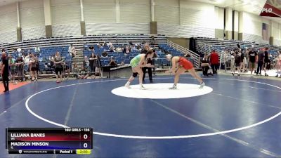 136 lbs Quarterfinal - Lilliana Banks, WI vs Madison Minson, IL