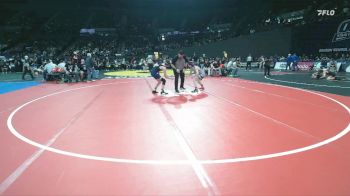 3A Boys 106 lbs Champ. Round 1 - Gabriel Bernardino, Sutherlin Boys vs Brandon Henderson, Harrisburg Boys