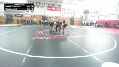 155 lbs Cons. Round 3 - Diana Garcia, Novato vs Reese Cervantes, De Anza