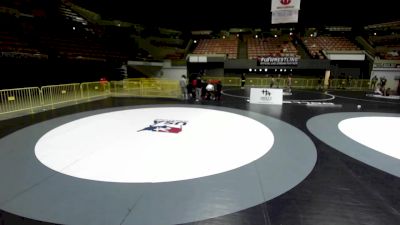 88 lbs 5th Place Match - Elias Selianitis, El Camino SSF High School Wrestling vs Jorge Moreno, 951 Wrestling Club